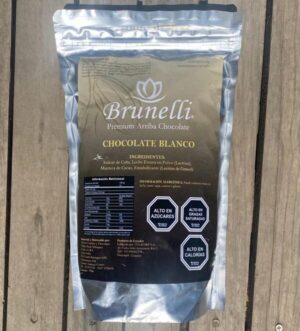 Chocolate blanco Brunelli envase 1 kg (bolsa)